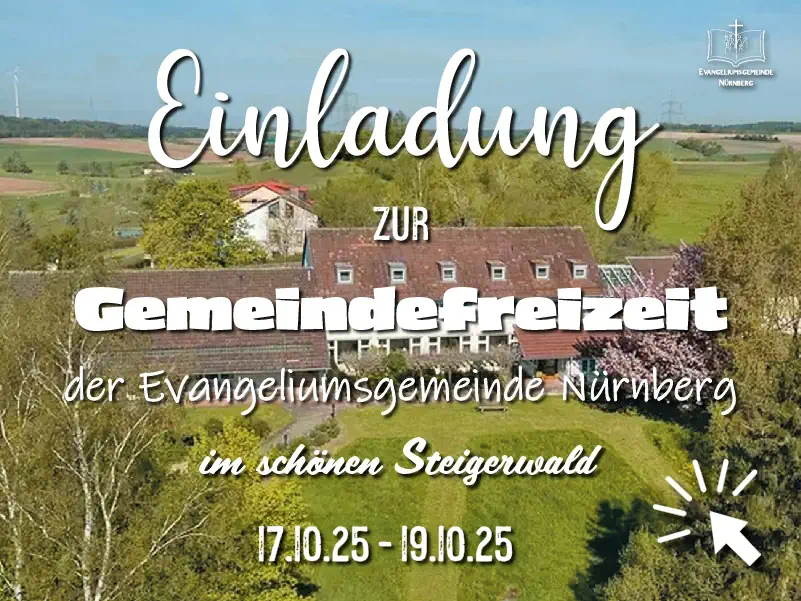 Einladung zur Gemeindefreizeit